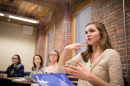 Students practicing ASL