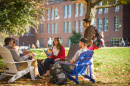 Students on the UNH campus