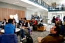 conference participants in Hamilton Smith Hall great hall