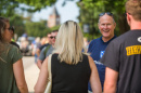 UNH President Jim Dean during move-in 2018-2019