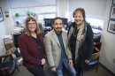 photo of Karen Van Gundy, Cesar Rebellon, and Ellen Cohn.