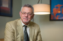 UNH professor Don Robin in his office in Hewitt Hall