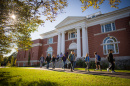 A view of UNH's Hamilton Smith Hall