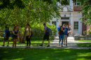 Students on the UNH campus