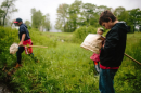 kids participating in Schoolyard Science Investigations