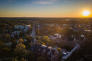 Sunset over UNH campus