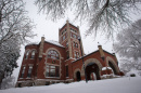 Thompson Hall at UNH - winter 2018