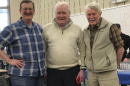 UNH associate professor Alan Baker poses with former graduate student Peter Siver and Professor Jim Haney