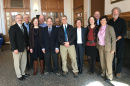 Prof. David Richman along with distinguished guests at the 2019 Brierley Luncheon.