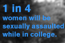 A graphic listing sexual assault statistics 