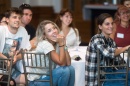 EcoQuest alumni listen to the speakers during the 20th anniversary celebration in the Huddleston Ballroom.