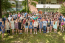 group photo of music department students, faculty and staff