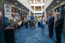 NASA administrator Jim Bridenstine and U.S. Sen. Jeanne Shaheen visited UNH to meet with faculty members and students