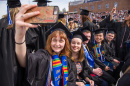 Students at UNH's commencement 