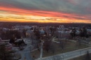 The UNH campus at sunset