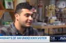 Hassan Essa '19, politics and society graduate, discusses politics on NECN