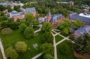 Aerial imge of University of New Hampshire campus