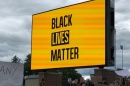 sign that reads: Black Lives Matter