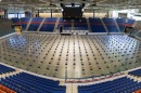 The Whittemore Center with chairs set up on the floor