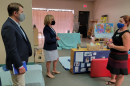 Senator Maggie Hassan and Congressman Chris Pappas visiting the Child Study and Development Center