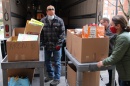 Loading New Hampshire Food Bank truck