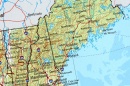 Graphic of a map of New England
