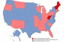 Image showing which states where death exceeded births 
