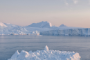 Glaciers in Arctic ocean