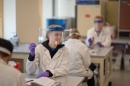 Students in the lab at UNH Manchester