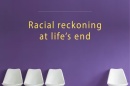 Purple book cover with title God's Waiting Room