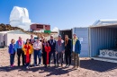 People gather on top of Haleakalā to dedicate neutron monitors.