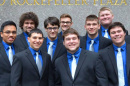 Student singers in Not Too Sharp