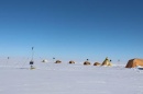 Tents on the ice