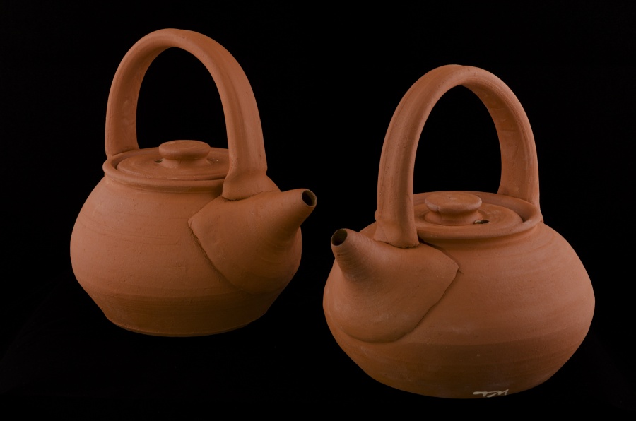 two tea pots