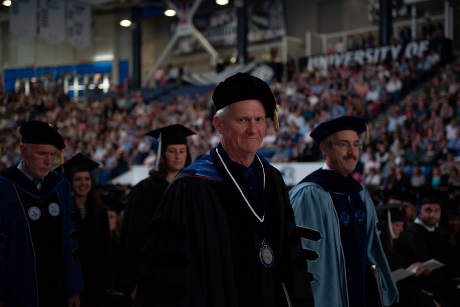 UNH faculty at Honors Convocation 2018