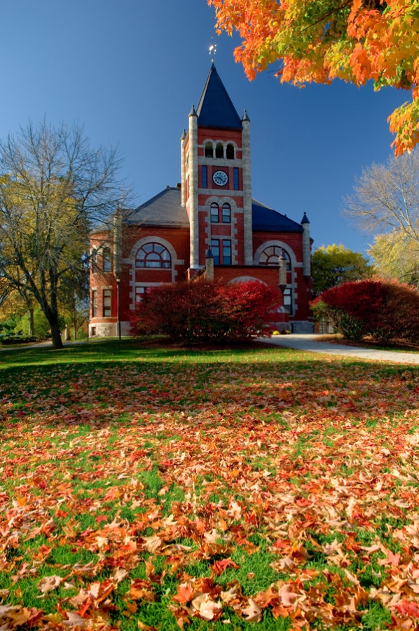 Thompson Hall in Fall
