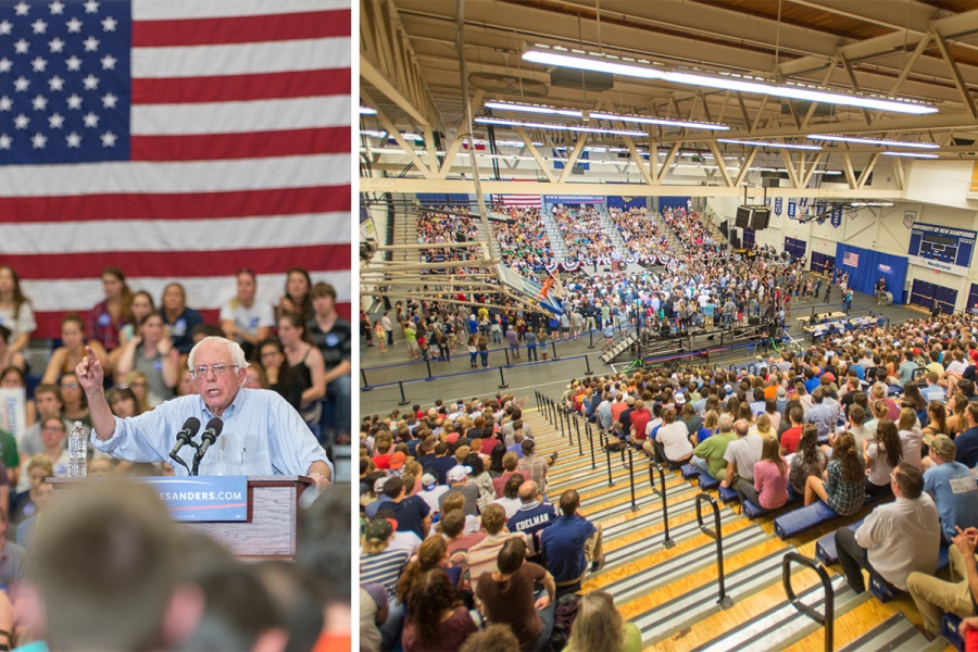 Bernie Sanders at UNH