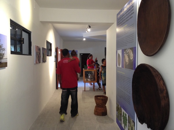 visitors in the museum