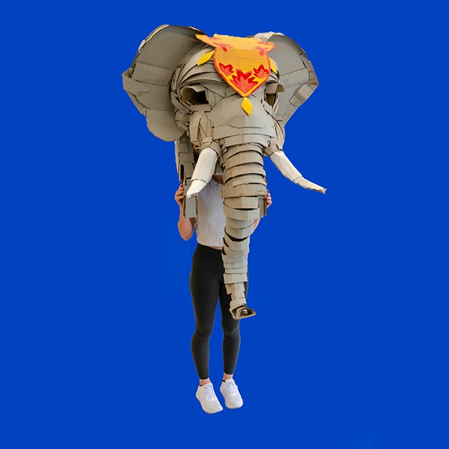 elephant head mask