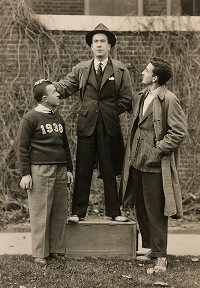 1937 UNH Mayoralty campaign candidate Richard Whyte and his managers J. Sculos and J. Shea