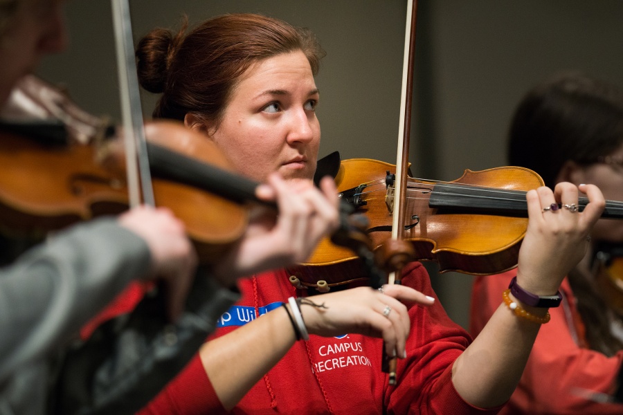 UNH Orchestra Rehearsal - Peter and the Wolf UNH Orchestra Rehearsal - Peter and the Wolf