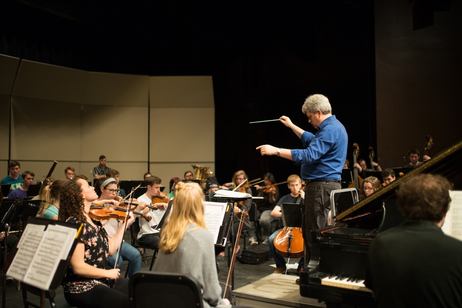 UNH Orchestra Rehearsal - Peter and the Wolf