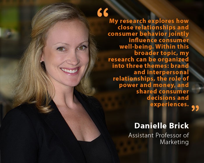 Danielle Brick, UNH Assistant Professor of Marketing, and quote