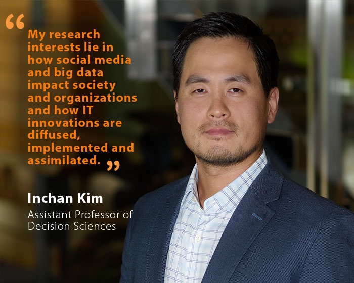Inchan Kim, UNH Assistant Professor of Decision Sciences, and quote