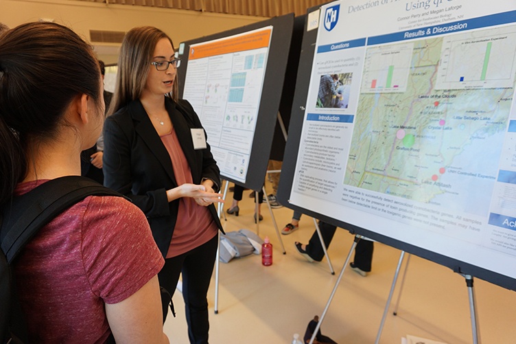 Megan LaForge '18 at the UNH Undergraduate Research Conference