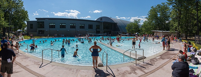 UNH's new outdoor pool opening