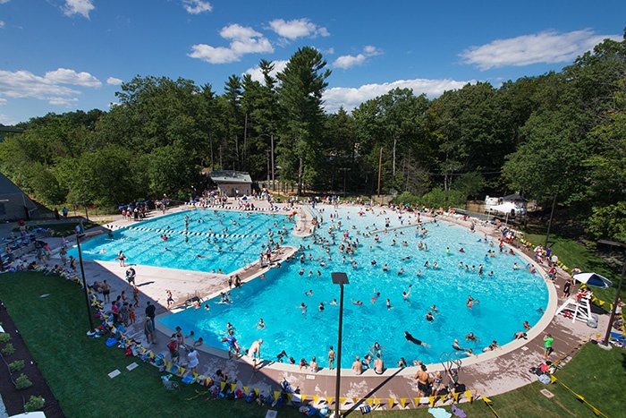 UNH's new outdoor pool opening