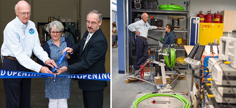 grand opening of the Jere A. Chase Ocean Engineering Laboratory’s expansion