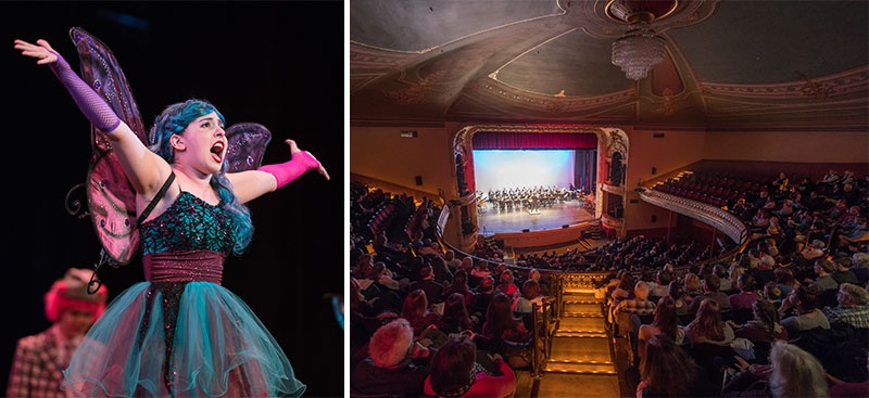 UNH performers at the Music Hall