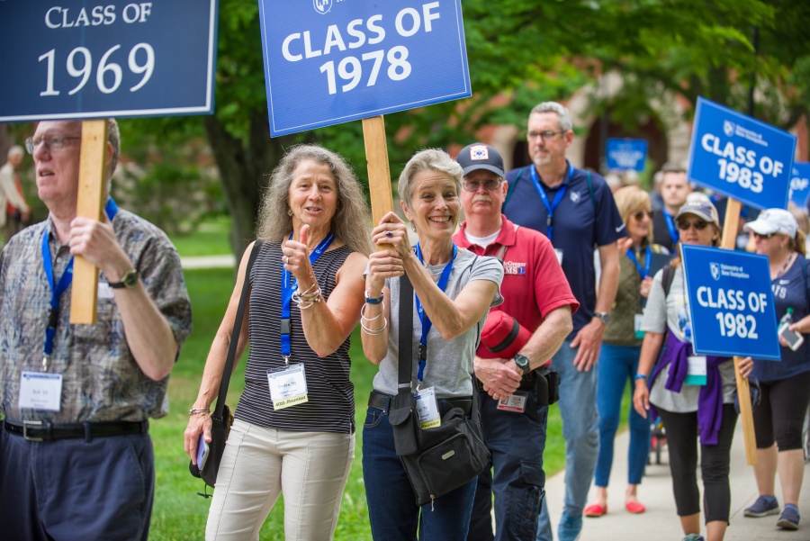 UNH alumni back on campus for Reunion Weekend 2018